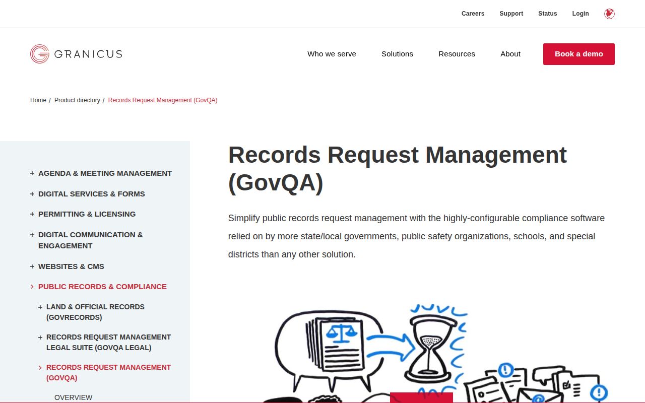 HCSO GovQA portal for a Hendry County 72-hour release record request